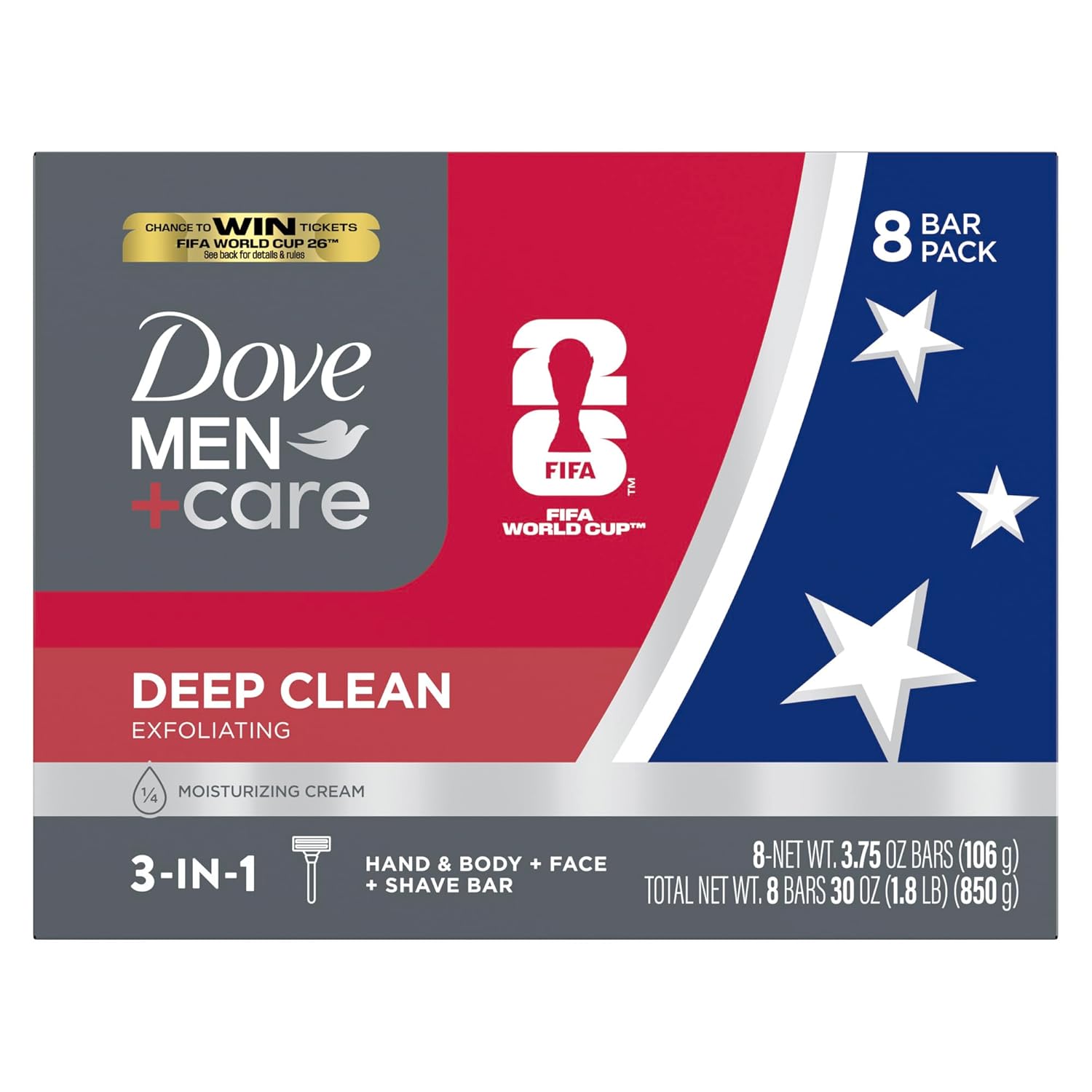 Dove Men+Care Men’s Bar Soap Only $12.97 (Reg. $12.97) at Amazon