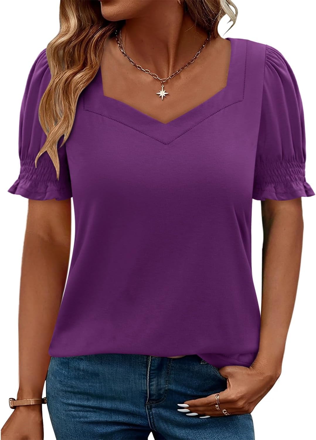CRAZY GRID Womens Summer Tops Only $14.9 (Reg. $14.9) at Amazon