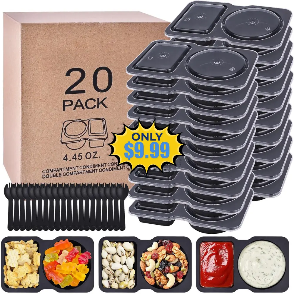 20 Pack Reusable Snack Containers Deal: Save at Walmart