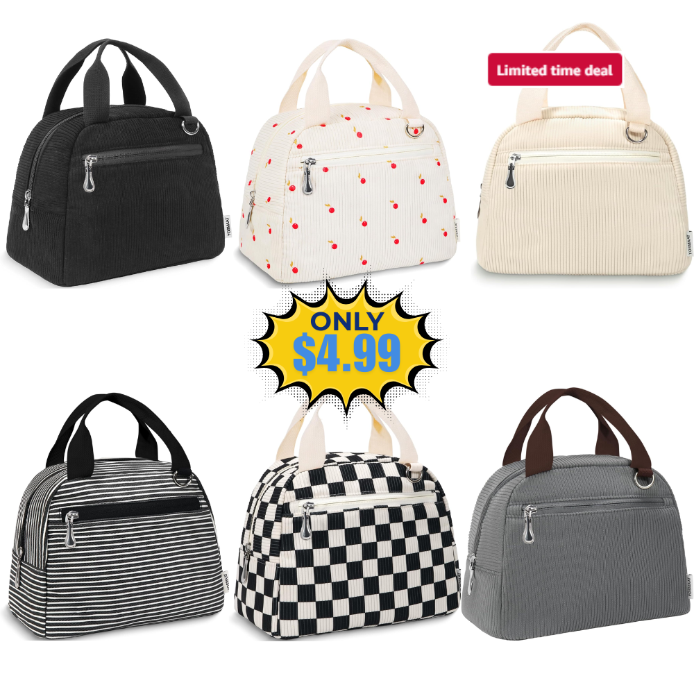 Women Insulated Lunch Bag Sale: Save 50%