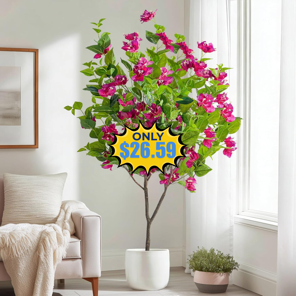 Erimda 4FT Artificial Bougainvillea Tree Deal: Save 34%