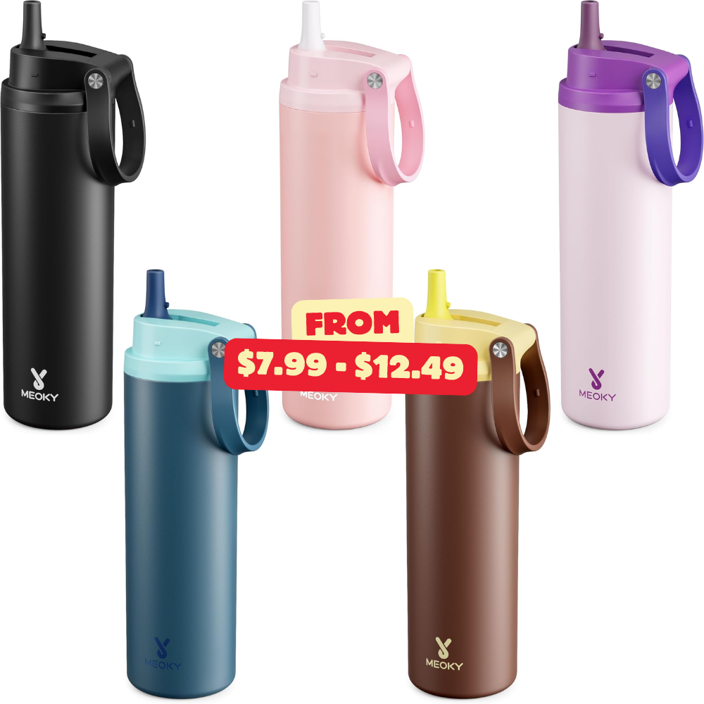 Meoky 24 oz Insulated Water Bottle Deal: Save 20%