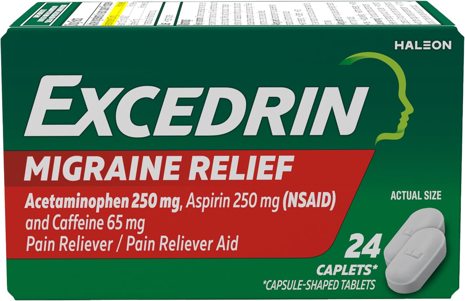 Excedrin Migraine Caplets 24-Count Only Only $4.97 (Reg. $7) at Amazon