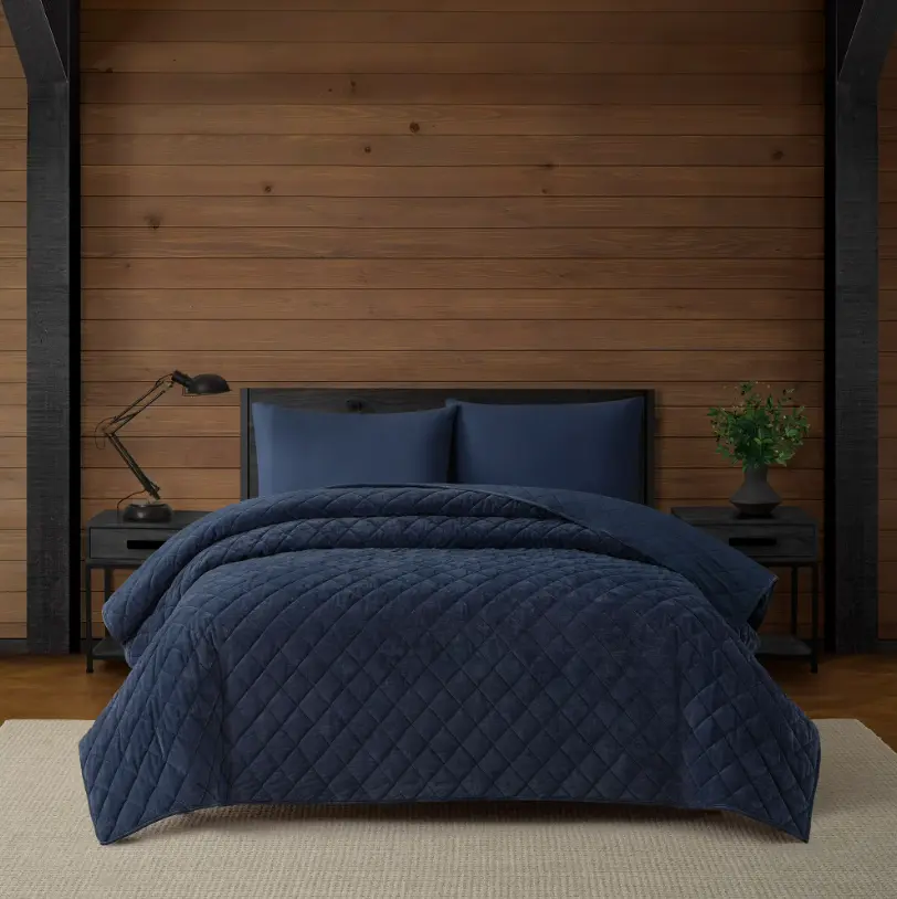 Pawz Navy Blue Full/Queen Soft Corduroy Deal: Save $35 at Walmart