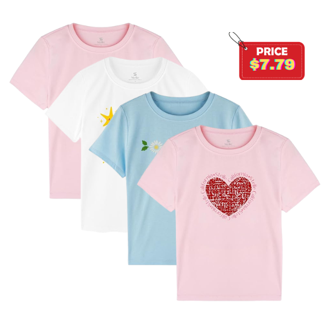 Stelle Girls Graphic Tees Deal on Amazon: Save with Promo Code