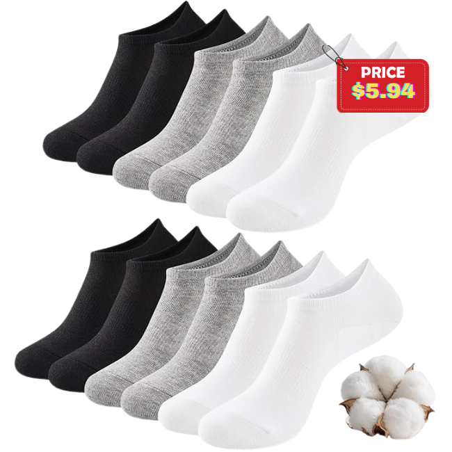 No Show Socks Deal: Save 54% at Amazon
