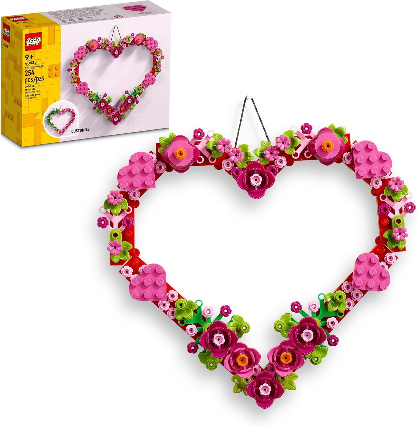 LEGO Heart Shaped Arrangement of Artificial Only $12.99 at Amazon