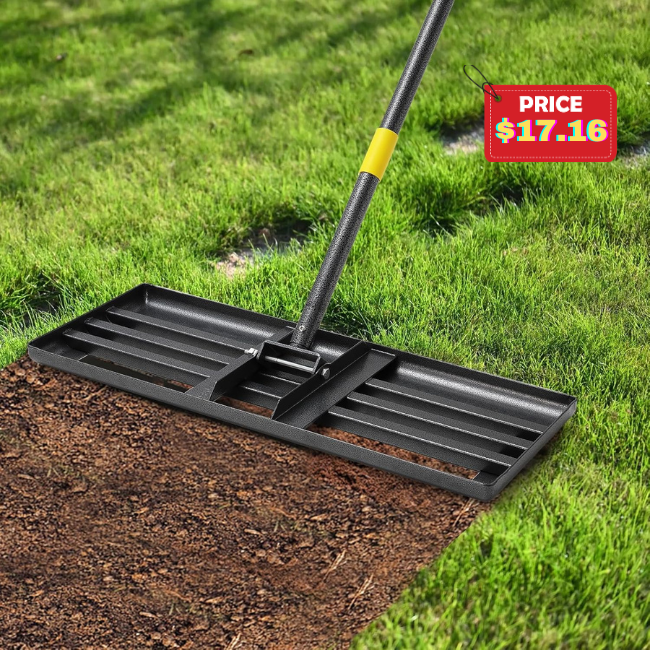 Lawn Leveling Rake Deal at Amazon: Save with Coupon