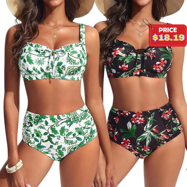High Waisted Bikini Sets Deal: Save 30% at Amazon