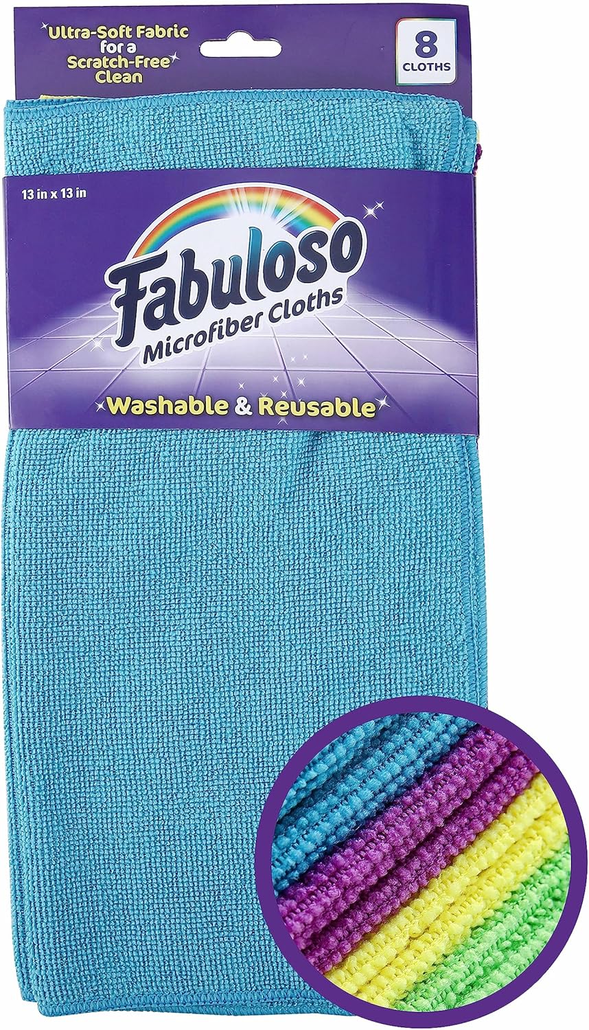 Fabuloso Microfiber Cloths 8-Pack Only $3.98 (Reg. $3.98) at Amazon