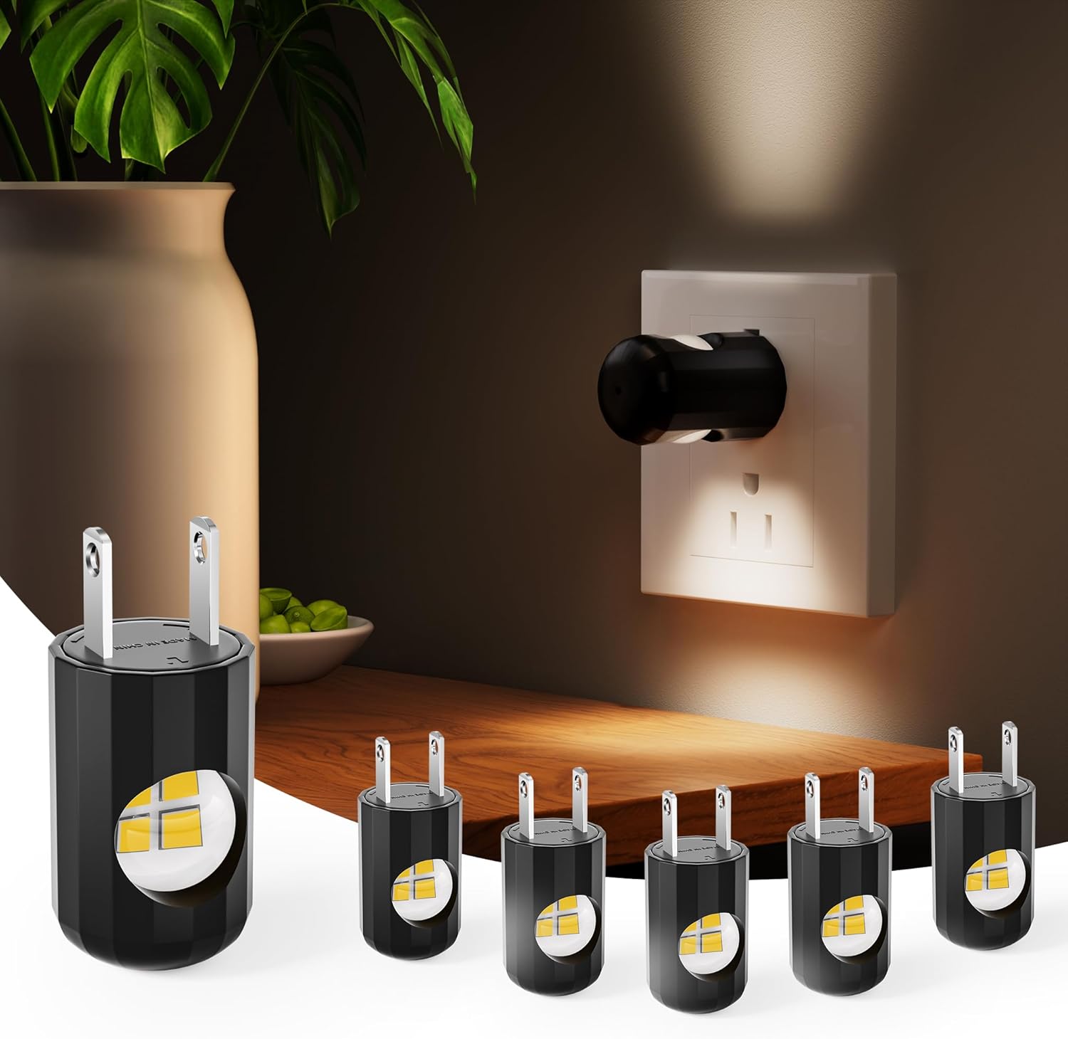 6 Pack LED Night Lights with Dusk Only $7.98 (Reg. $9.99) at Amazon