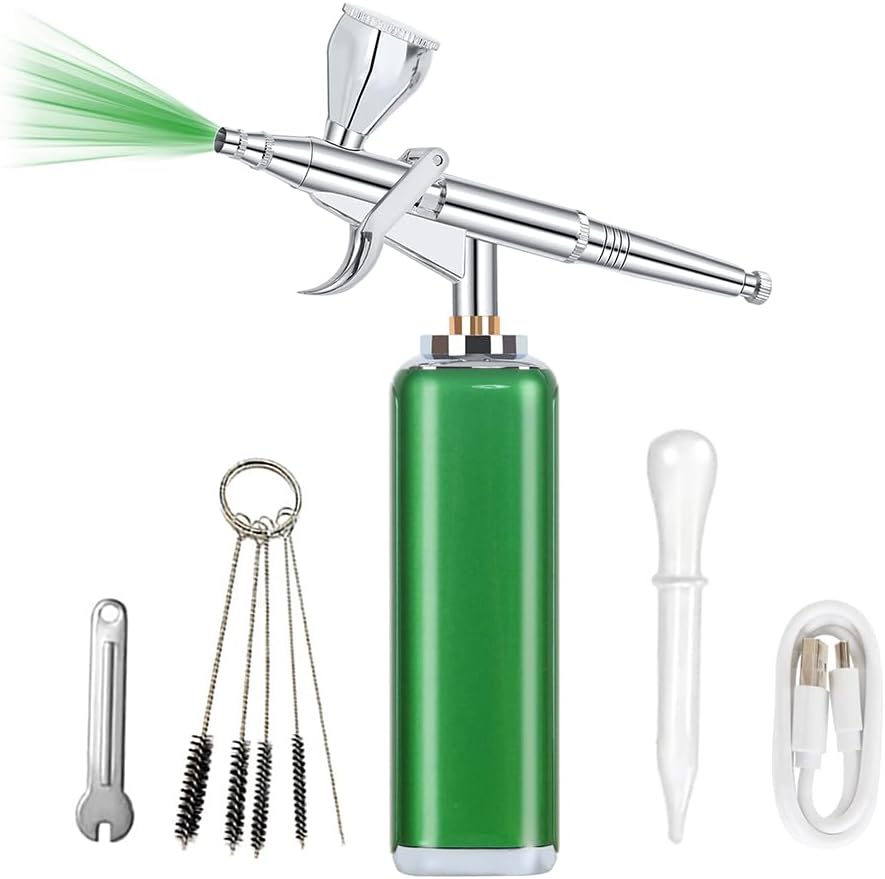 I-BEAUTEE high air Flow Cordless Airbrush Kit, Wireless Port deal at Amazon