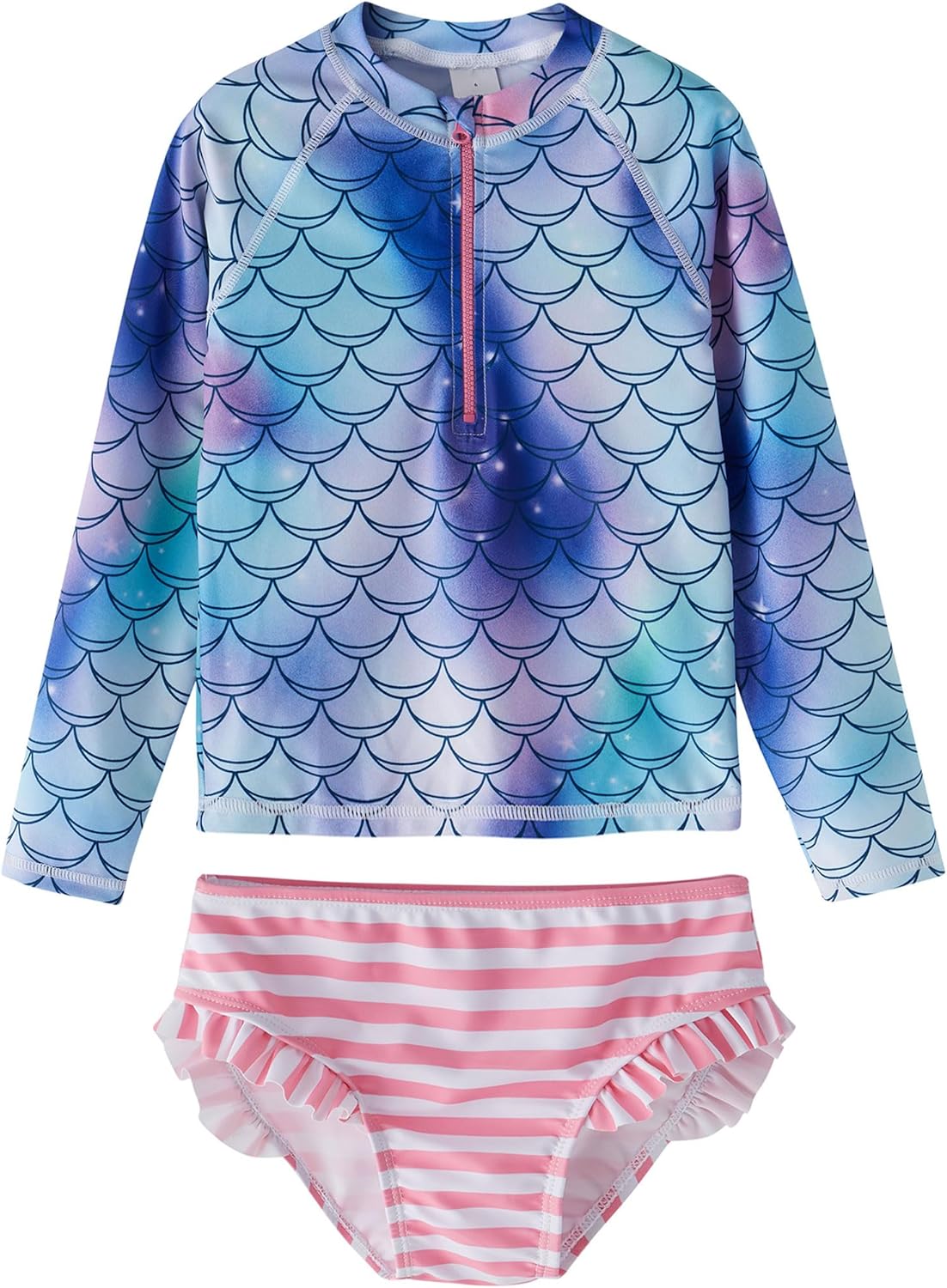 LIBREDGE Toddler Girls 2t Swimsuit Rash Guard Sets 2-Piece L deal at Amazon