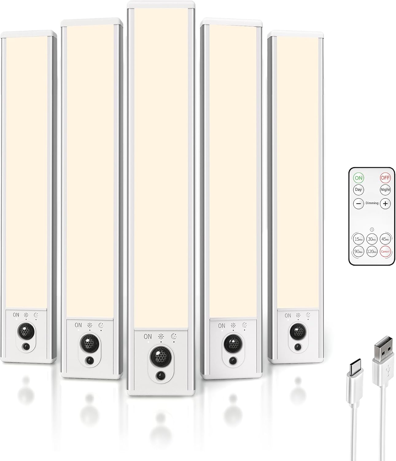 EZVALO 5-Pack Under Cabinet Lighting, 2400mAh Only $49.99 at Amazon