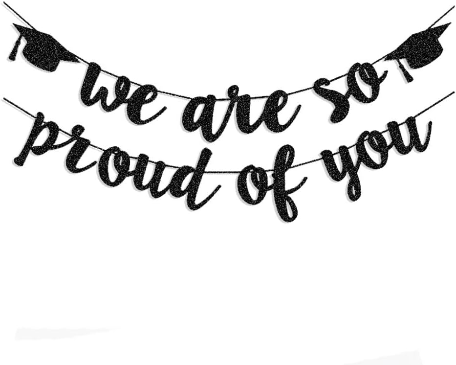 We are So Proud of You Graduation Banner – Just Only $7.19 at Amazon