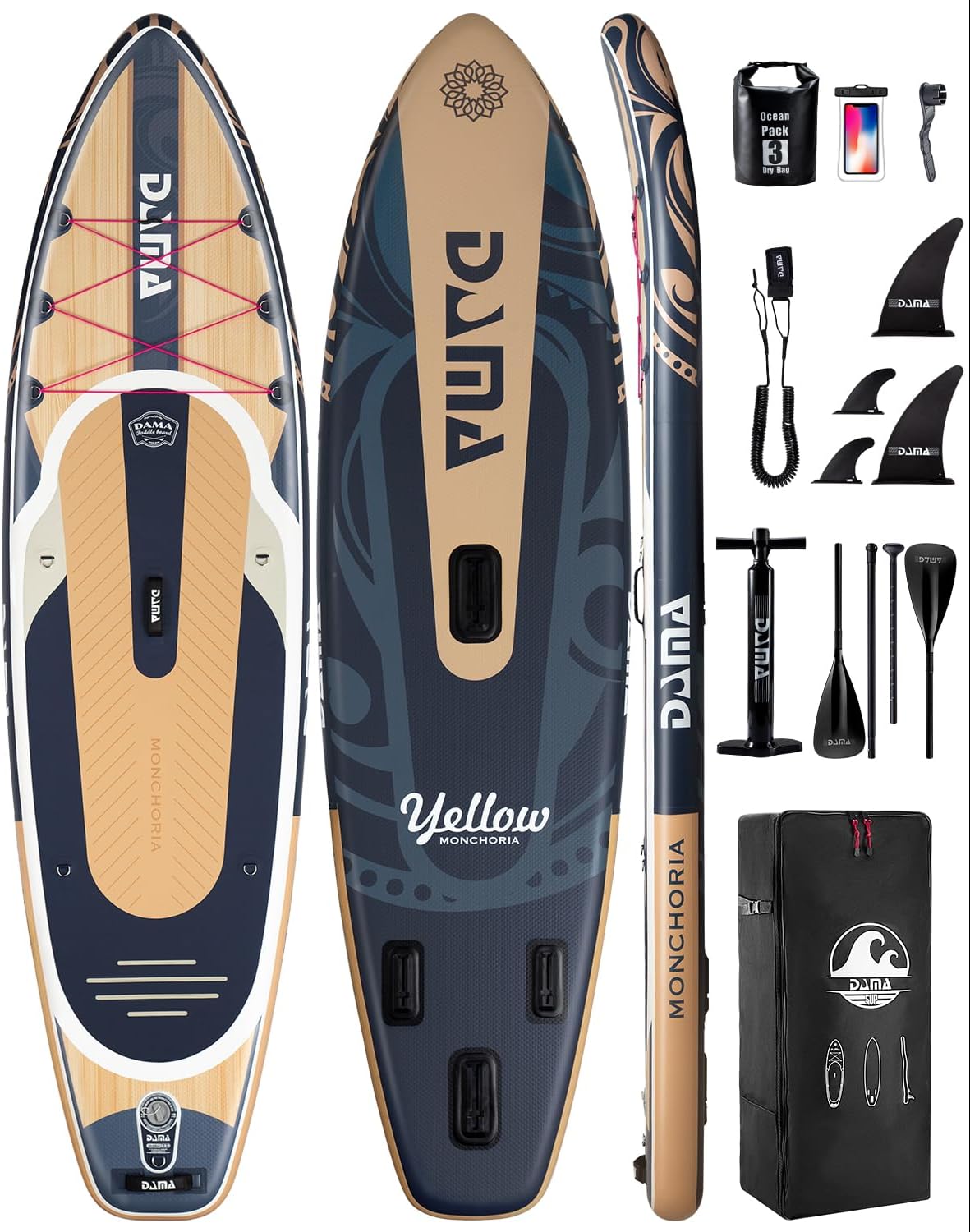 DAMA 11'*34"*6" Stand Up Paddle Board, Inflatable Paddle Boa deal at Amazon