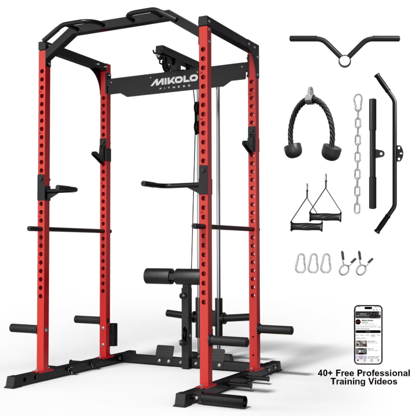 Mikolo Multi-Functional Squat Rack Deal: Save $140 at Walmart