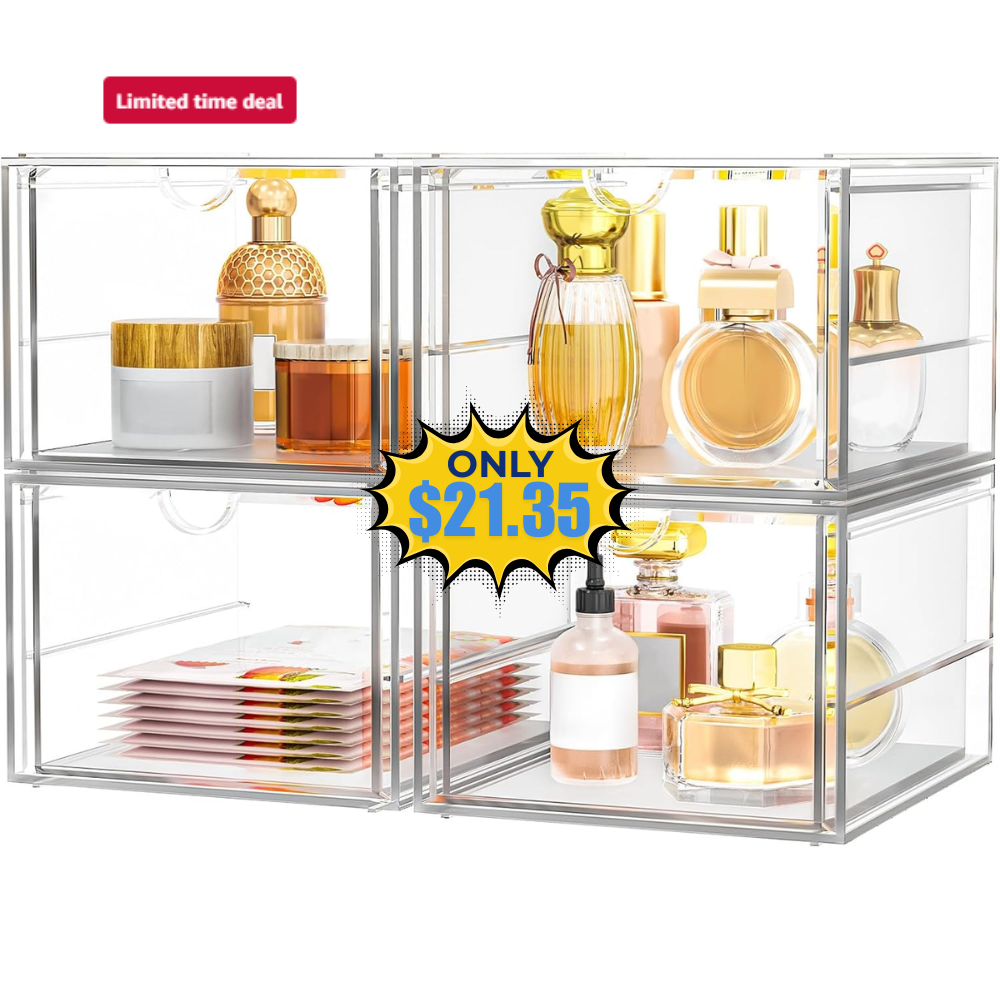 Versatile Acrylic Makeup Organizer Deal: Save 37% at Amazon