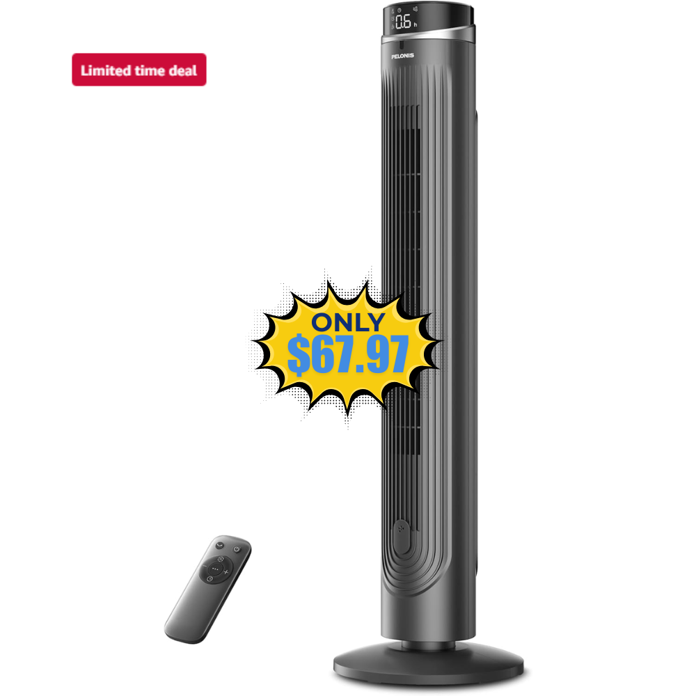 Pelonis 42-Inch Tower Fan Deal: Save 15% at Amazon