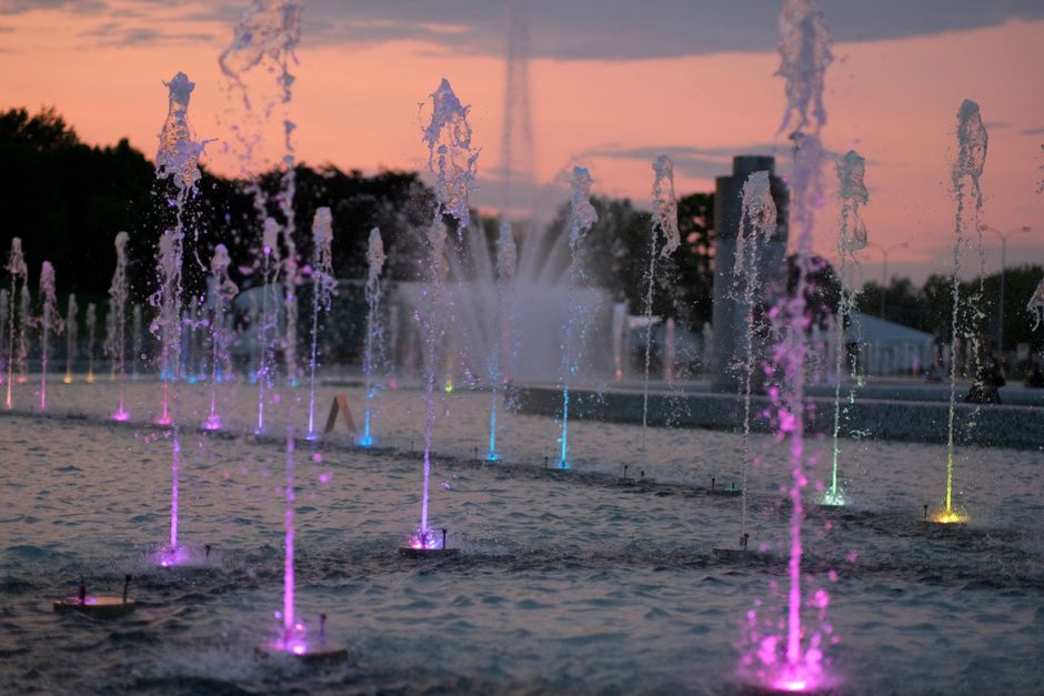 Solar Pool Fountain w/ 10-Color 4-Modes Only $35.99 (Reg. $60)