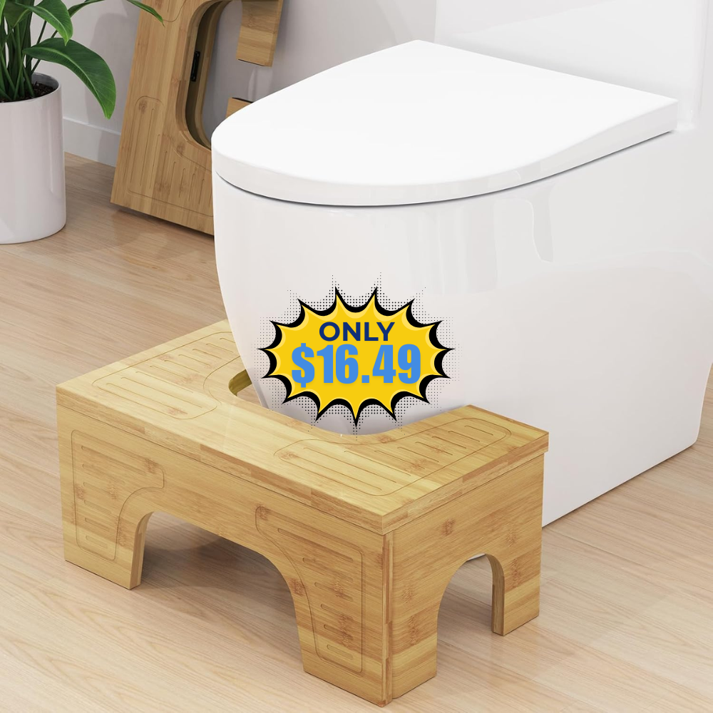 Foldable Toilet Stool Squat Deal: Save 18% at Amazon