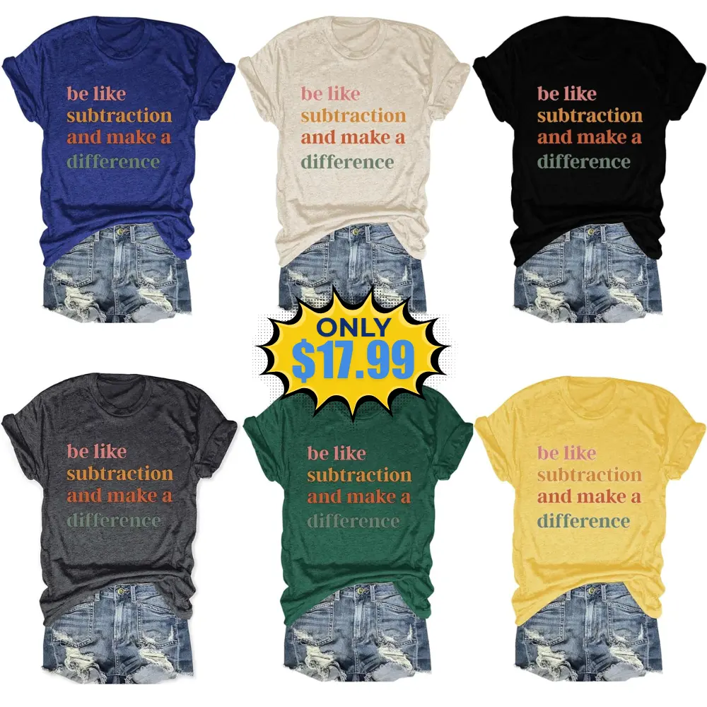Womens Funny Teacher Graphic Tee Promo at Amazon: Save with Code