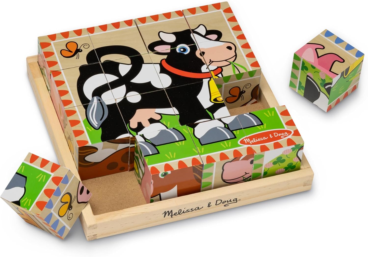 Melissa & Doug Farm Wooden Cube Only $8.79 (Reg. $17.99) at Amazon