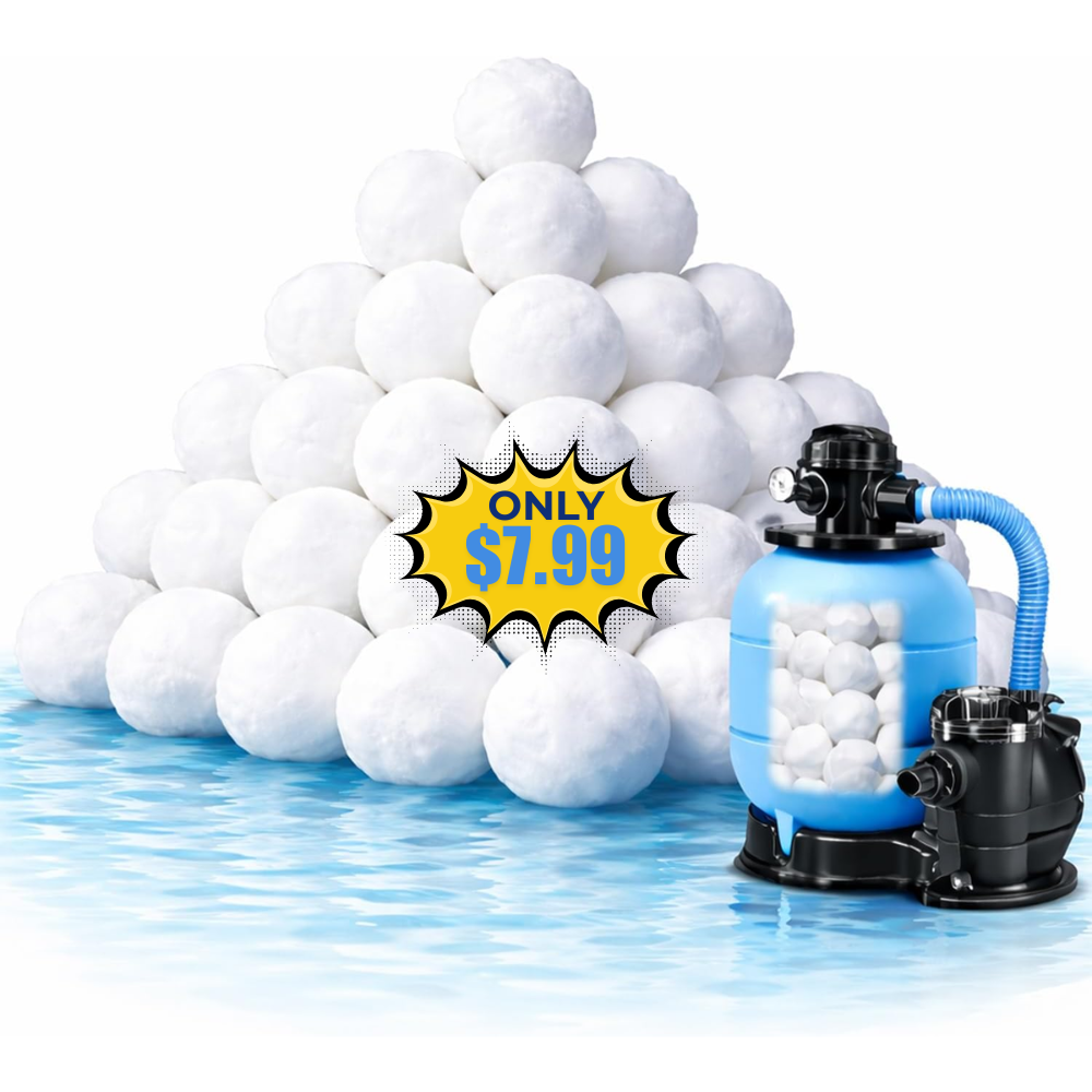 1.54 Lbs Pool Filter Balls Deal: Save 20% at Amazon