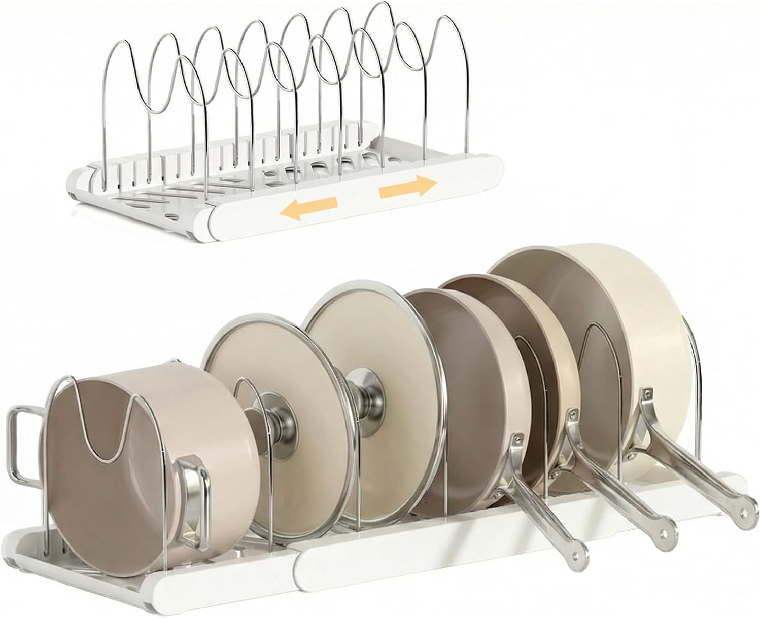 TOMSHUB Expandable Pots and Pans Organizer Only $19.99 at Amazon