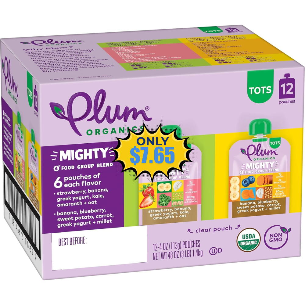 Organic Baby Food Variety Pack 12-Pack Deal: Save 25% at Amazon