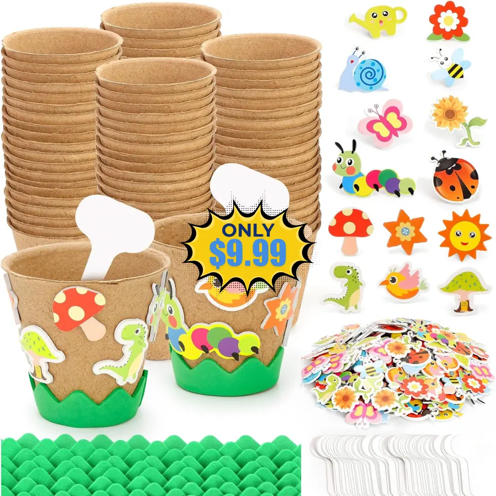 Ayfjovs Garden Paper Pot Craft Kit Deal: Save 33% at Amazon