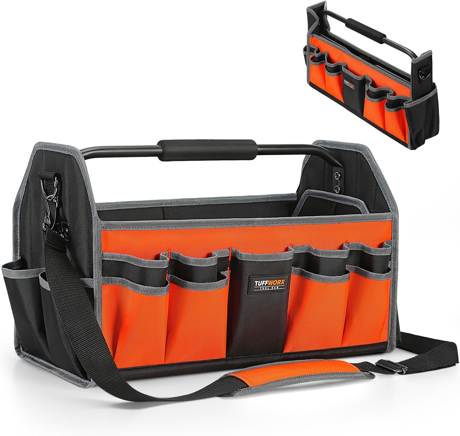 TUFFWORX 19 Inch Tool Tote Bag, 15-Pocket Only $39.99 at Amazon