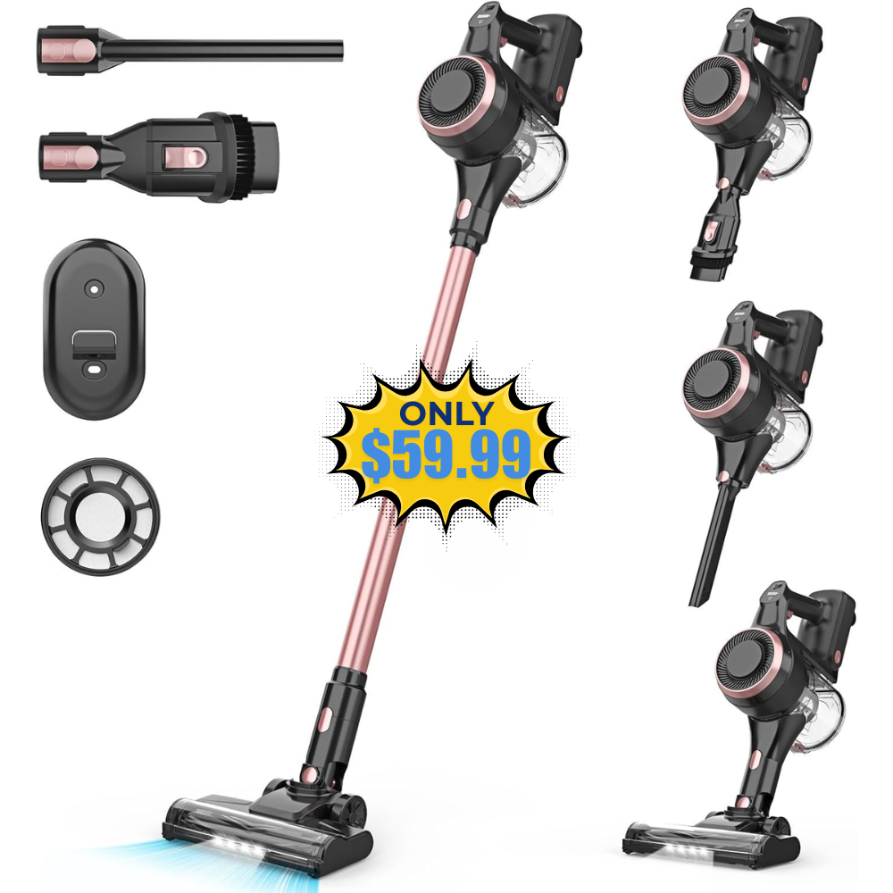 Vazone S22 Cordless Vacuum Cleaner Deal at Amazon