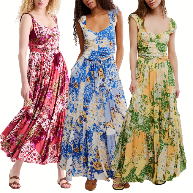 Sleeveless Scoop Neck Maxi Dress Deal at Macys: Save $67.20