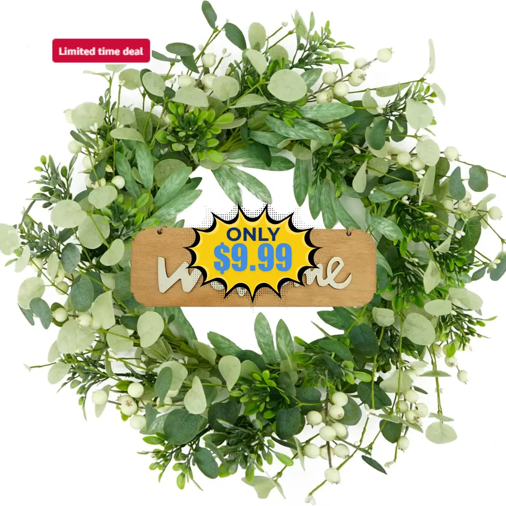 Eucalyptus Wreath Deal: Save 50% at Amazon