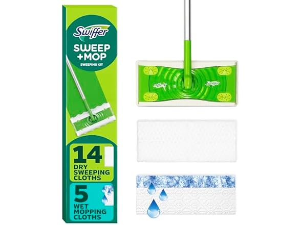 2-Pack Swiffer Sweeper Starter Kits Deal at Woot: Save 80%