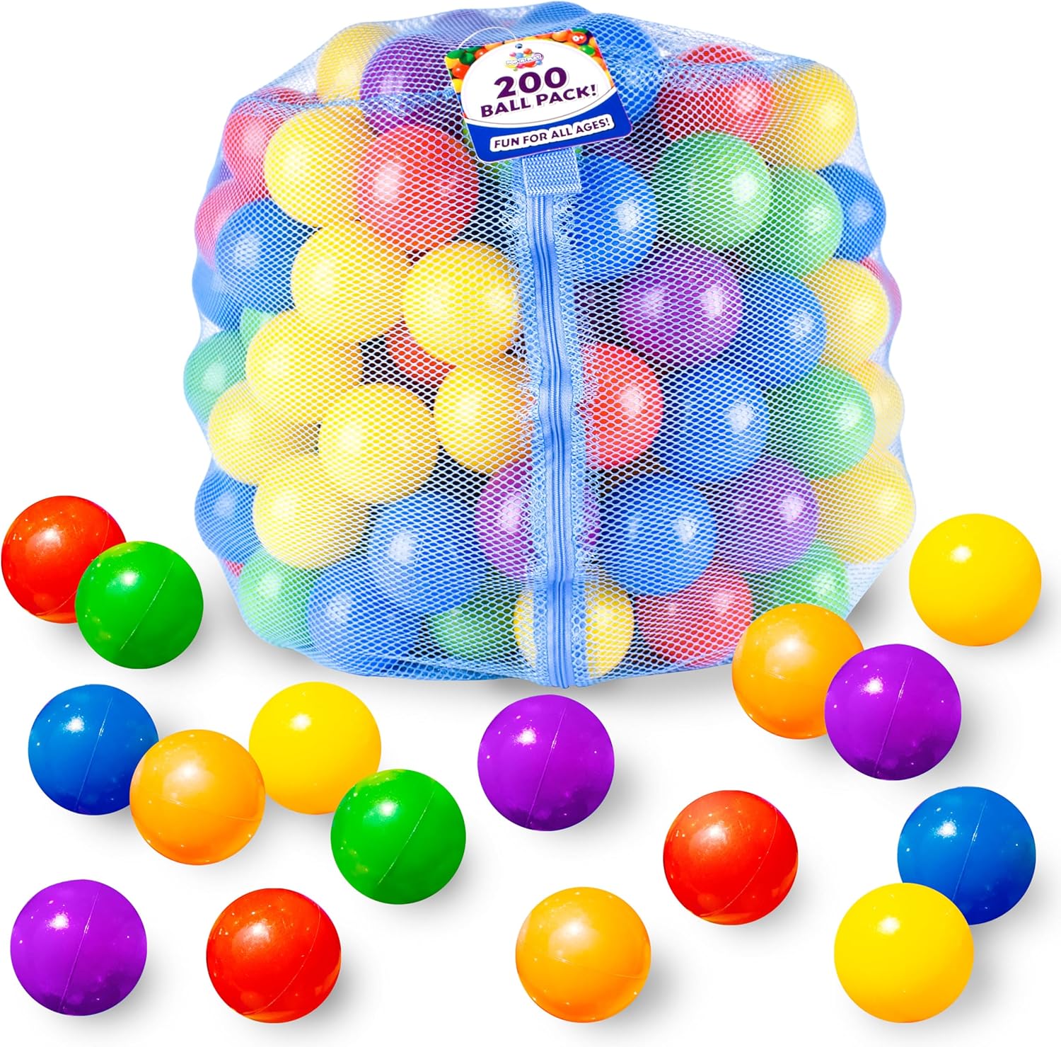 Colorful Crush-Resistant Ball Pit Balls, 200 Pack Only deal at Amazon
