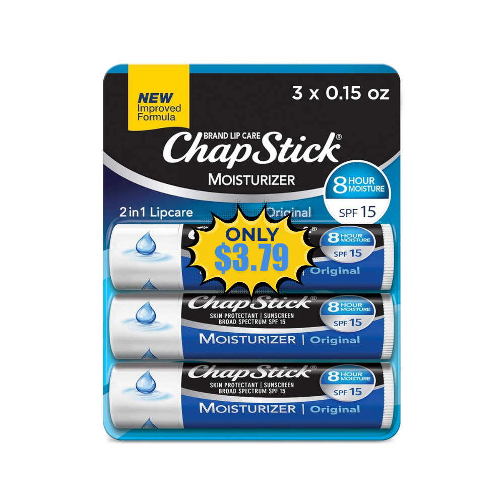 ChapStick Moisturizer Lip Balm Deal: Save 16% at Amazon