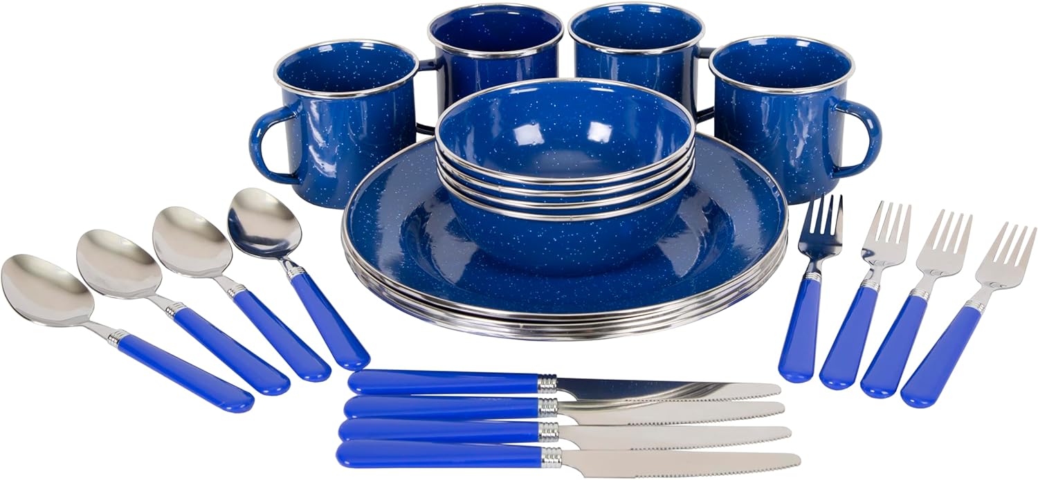 Stansport Deluxe Enamel Camping Dish Only $24 (Reg. $50) at Amazon
