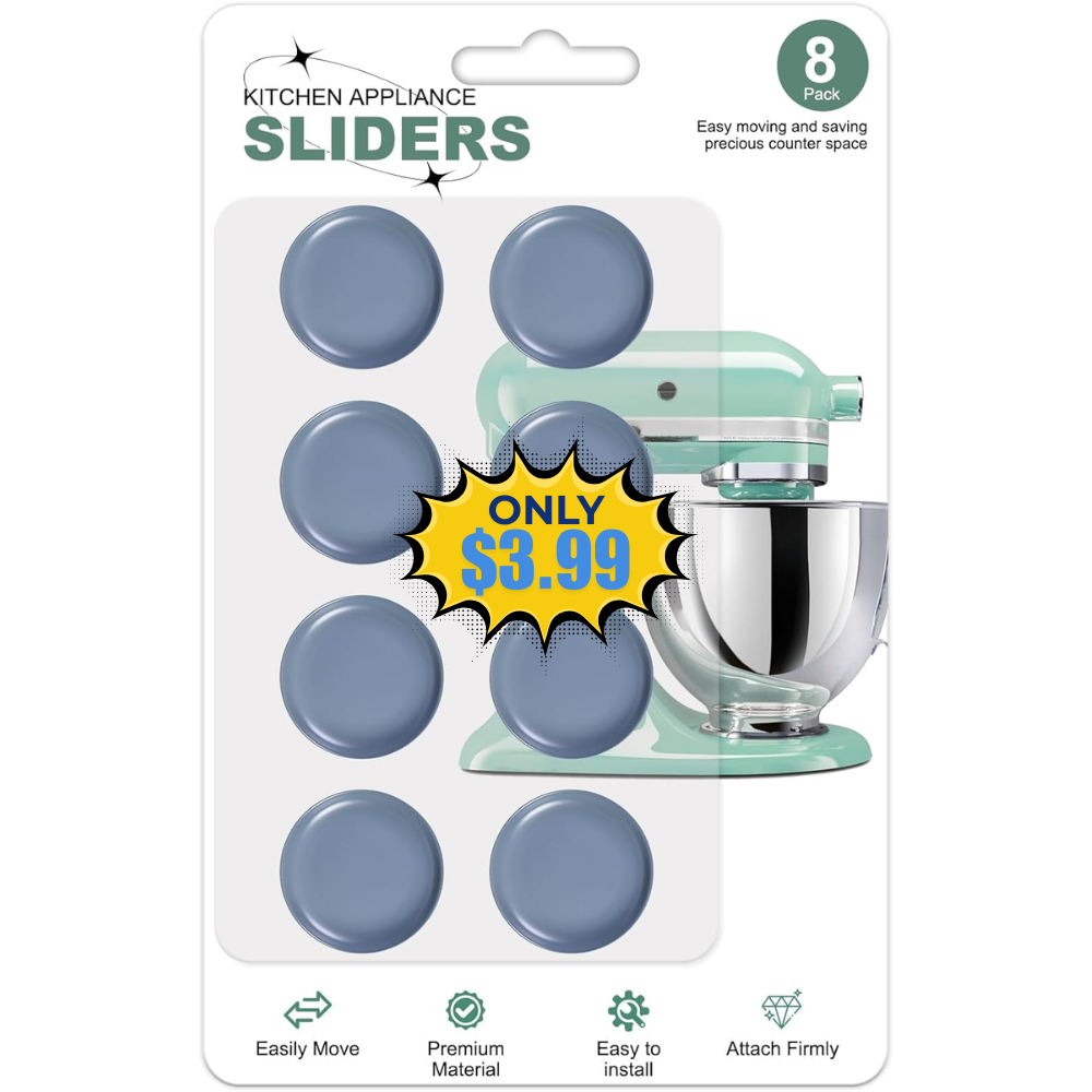 8 Pcs Kitchen Appliance Sliders Deal at Amazon