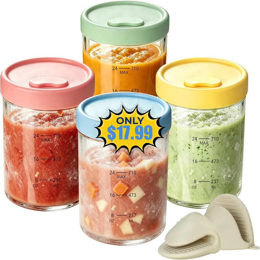 4-Pack 24oz High Borosilicate Glass Soup Deal at Amazon: Save with Promo Code