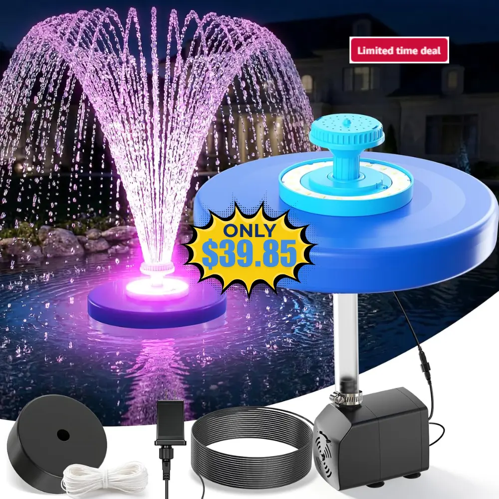 Floating Pool Fountain Deal: Save 42% at Amazon