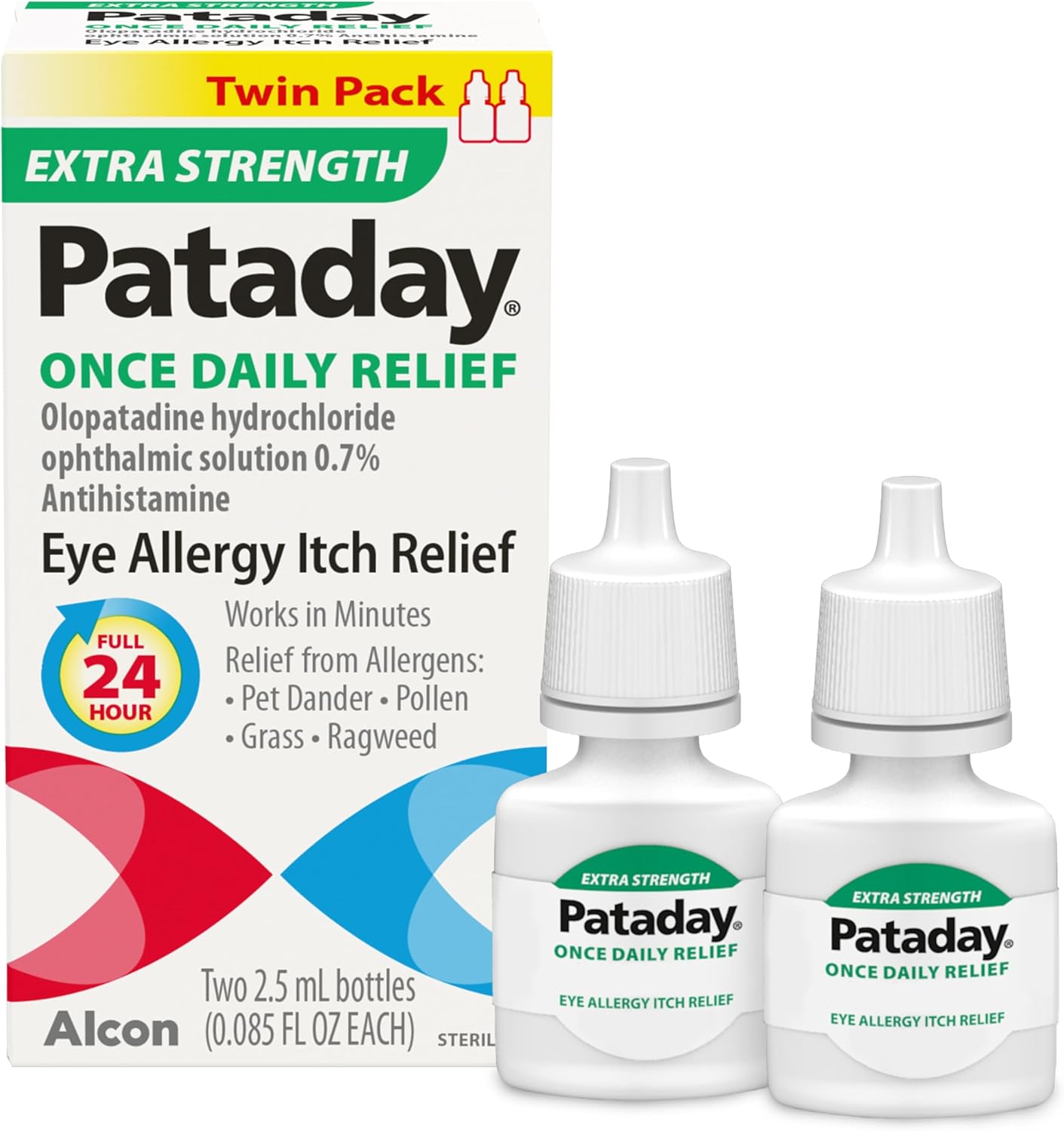 $24.99 Reg $37 Pataday Once Only $21.99 (Reg. $37.99) at Amazon