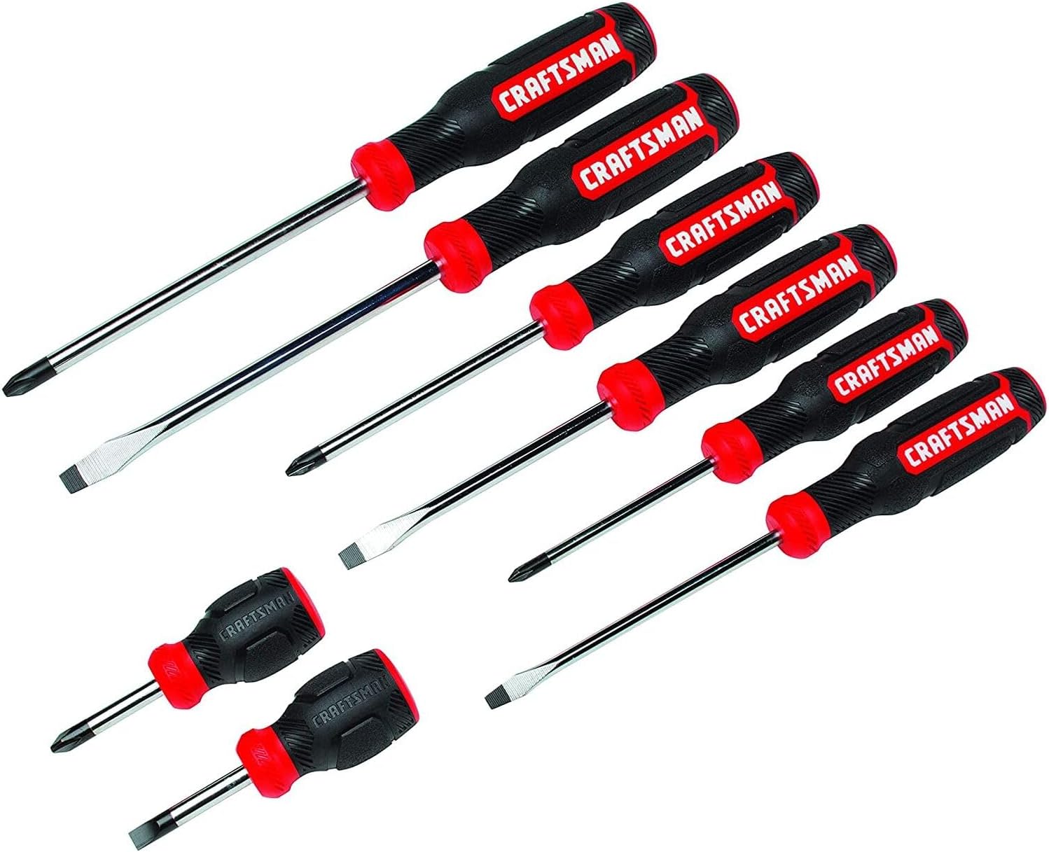 $14.99 Reg $29 CRAFTSMAN 8-Piece Bi-Material Screwdriver Set deal at Amazon