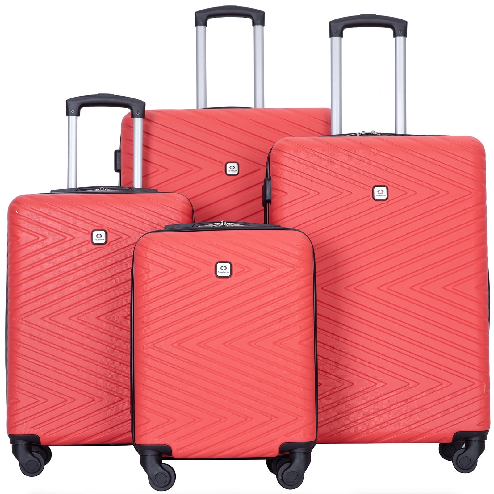Travelhouse 4-Piece Hardshell Luggage Set just $99.99 at Walmart