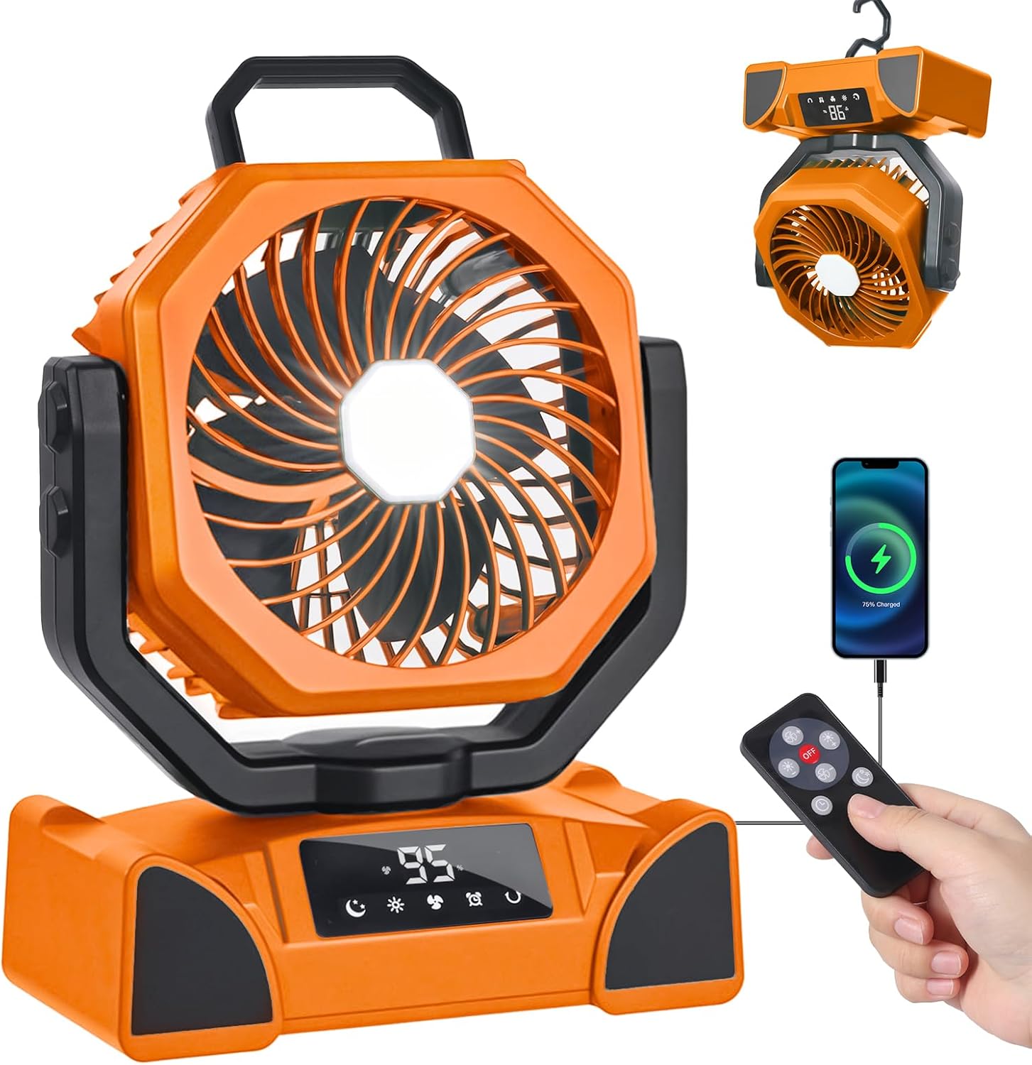 OUTTPLY 20000mAh Portable Camping Fan Only $44.98 at Amazon
