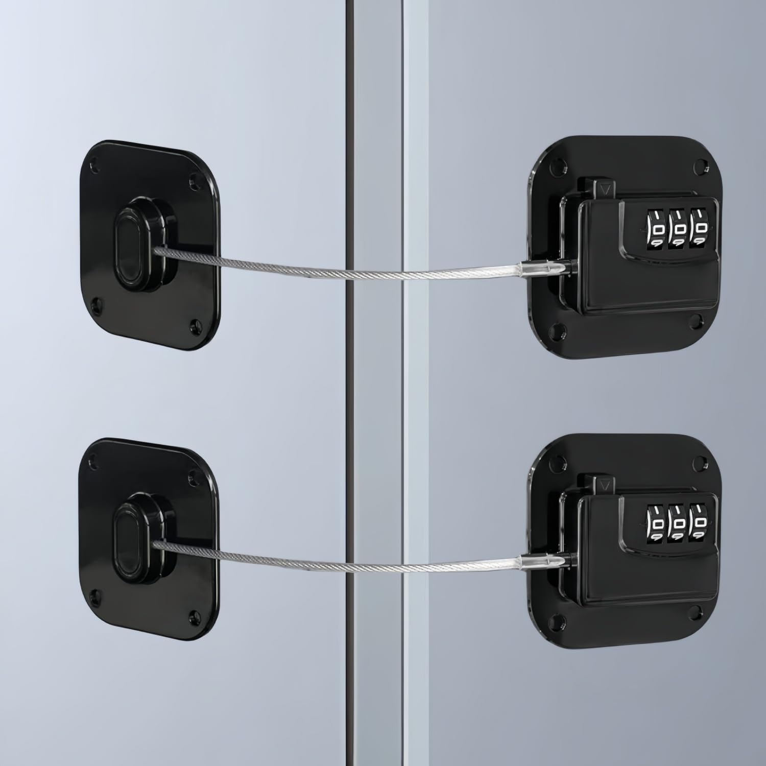 2 Pack Refrigerator Lock - Heavy Duty Combination Fridge Loc deal at Amazon