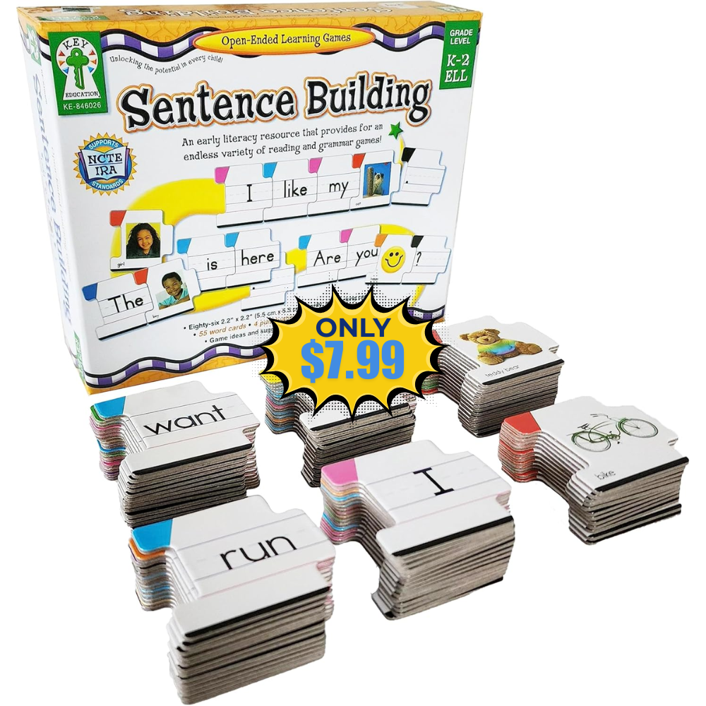 Key Education Sentence Building Game Deal: Save 50% at Amazon