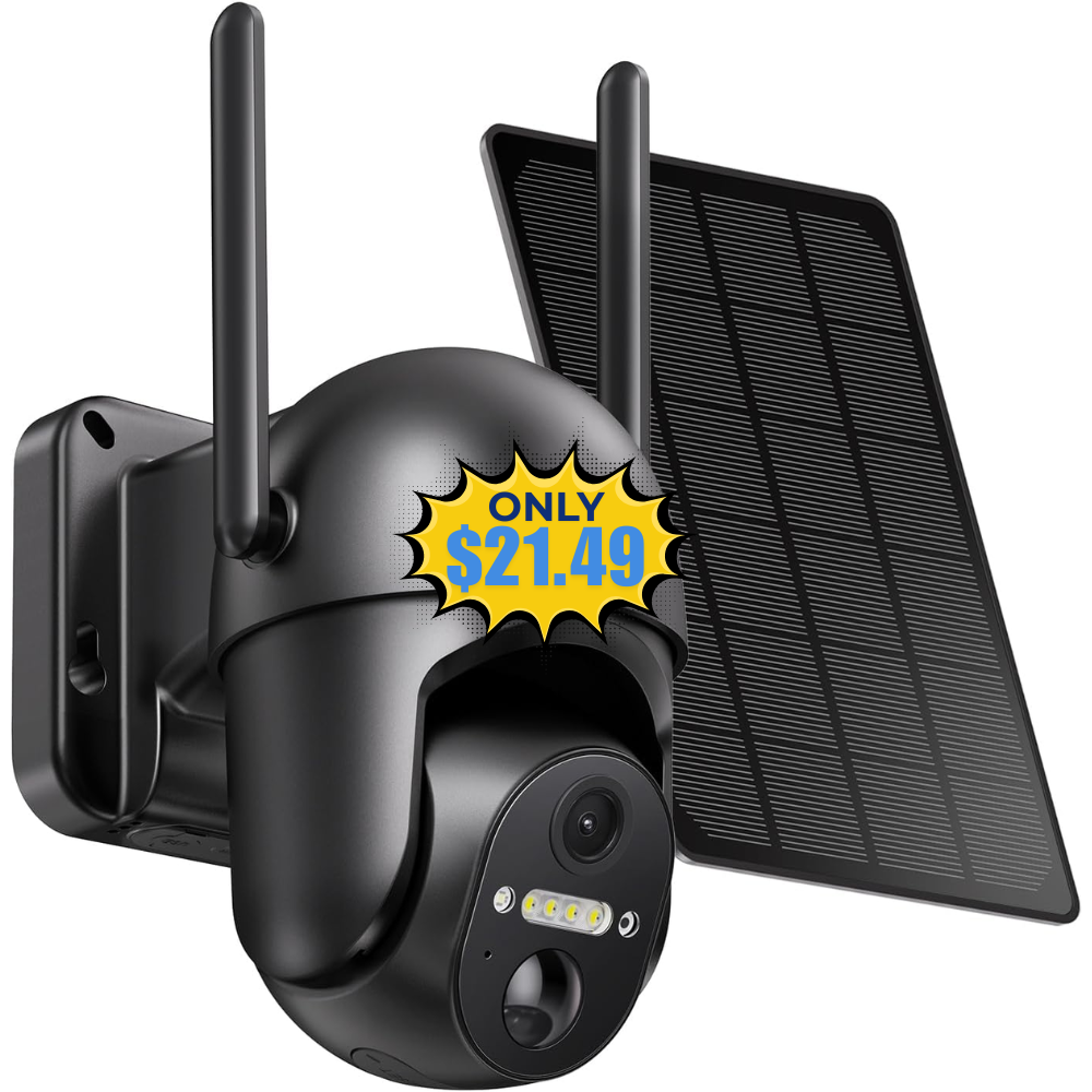 SEHMUA Solar Security Cameras Deal at Amazon: Use Promo Code MPARXNYP