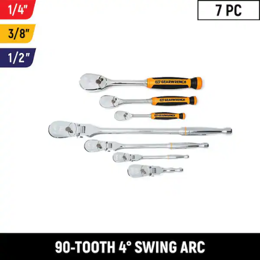 Home Depot Home Pick: GEARWRENCH 90-Tooth Dual Material Fixe deal at Home Depot